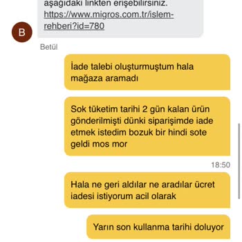 Bozuk Ürün Ve Yetersiz Müşteri Hizmetleri