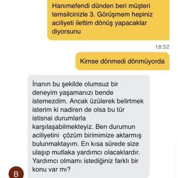 Bozuk Ürün Ve Yetersiz Müşteri Hizmetleri