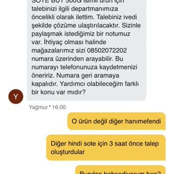 Bozuk Ürün Ve Yetersiz Müşteri Hizmetleri