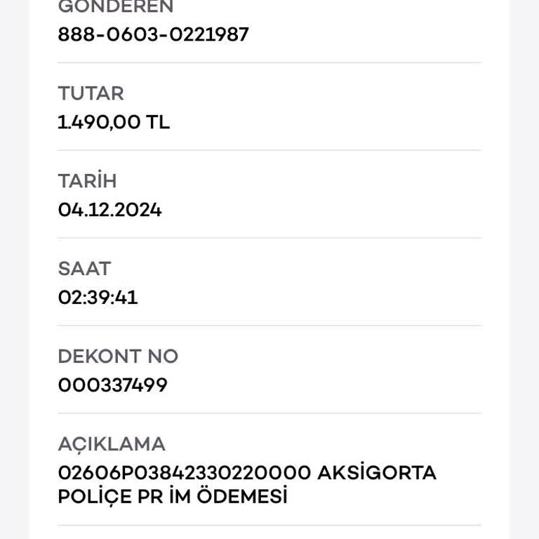 İzinsiz Poliçe Yenileme Ve Para Kesintisi