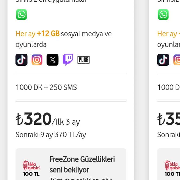 Vodafone Kampanya Yenileme Sorunu