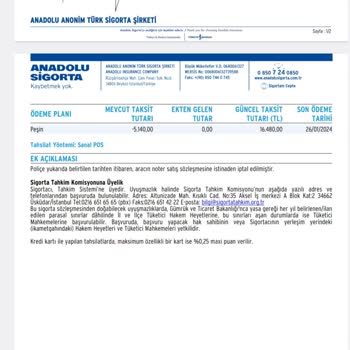 Poliçe İptalinde Ücret İadesi Sorunu