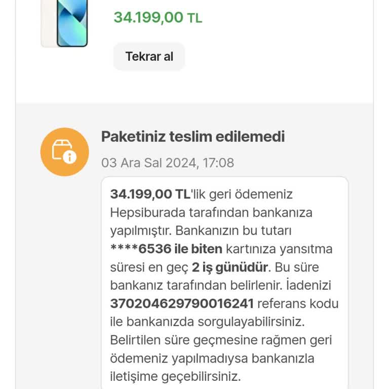Hepsiburada'dan Kargo Mağduriyeti