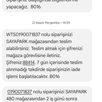 Teslimat Karmaşası Ve İletişim Eksikliği