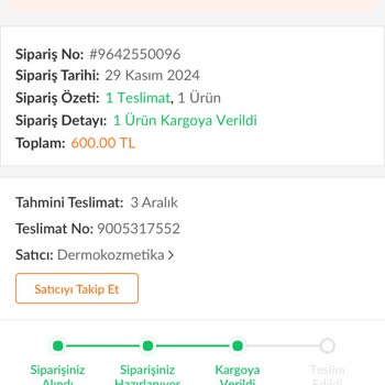 Trendyol'dan İndirimli Aldığım Ürün Bilgilendirilmeden İade Edildi