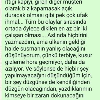 Soğuk Yemekler Ve Hayal Kırıklığı