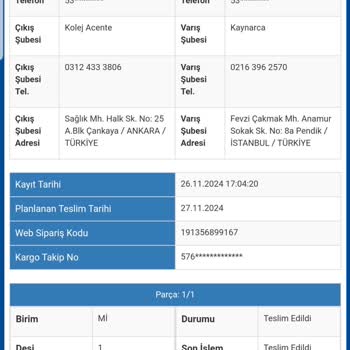 Yanlış Gönderim Ve İletişim Sorunları Mağduriyeti