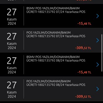 Haksız Pos Bakım Ücreti Kesintisi