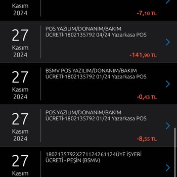 Haksız Pos Bakım Ücreti Kesintisi