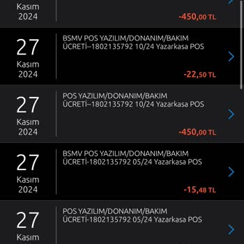 Haksız Pos Bakım Ücreti Kesintisi