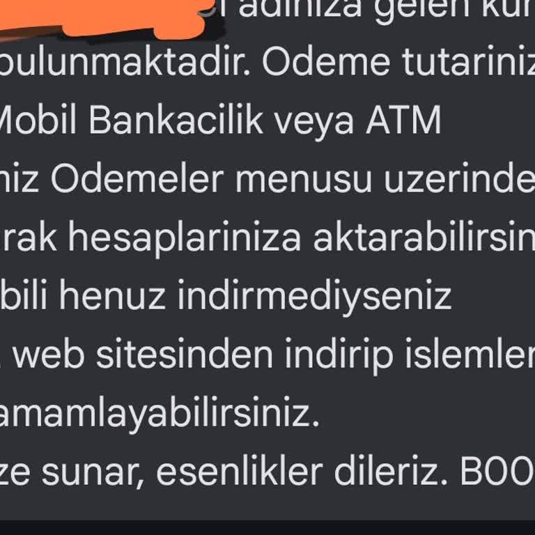 Ziraat Bankası'ndan Gelen Yanıltıcı Mesaj