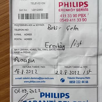 Philips TV Garanti Sonrası Panel Arızası