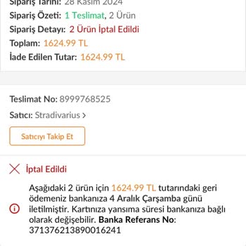 Ürün İptali Ve İletişim Sorunu
