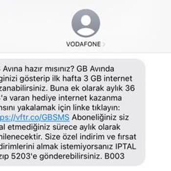 Vodafone'dan Haksız Ücretlendirme Ve İade Sorunu