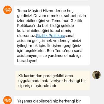 Yanlış İşlem: Temu Ve Banka Arasında Sıkışan Para