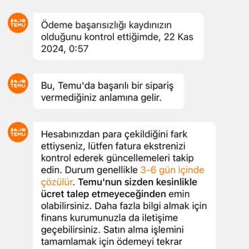 Yanlış İşlem: Temu Ve Banka Arasında Sıkışan Para