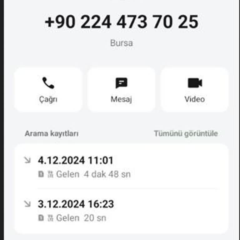 Şüpheli Arama Ve Kişisel Bilgi Paylaşımı