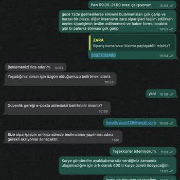 Zara Siparişimde Kargo Kabusu: İletişimsizlik Ve Ekstra Maliyet