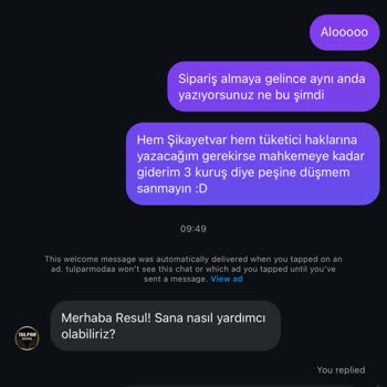 Yırtık Ve Defolu Ürün Teslimatı: Müşteri Hizmetleri Yetersizliği