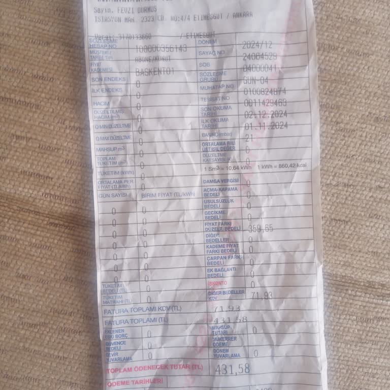 Başkent Doğalgaz'dan Fahiş Fatura Şoku!