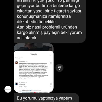 Defolu Ürün Ve Kötü Müşteri Hizmeti