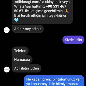 Defolu Ürün Ve Kötü Müşteri Hizmeti