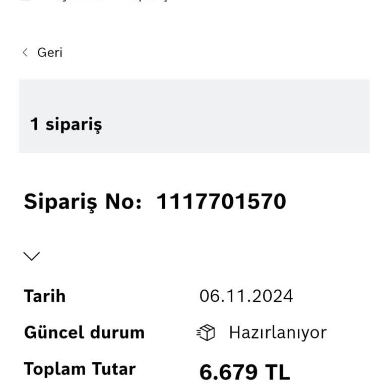 Bosch Kampanyası: Ürün Var, Teslimat Yok!
