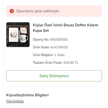 Çiçek Sepeti'nde İptal Edilen Siparişin Ücret İadesi Sorunu