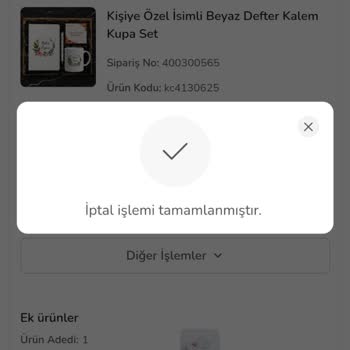 Çiçek Sepeti'nde İptal Edilen Siparişin Ücret İadesi Sorunu