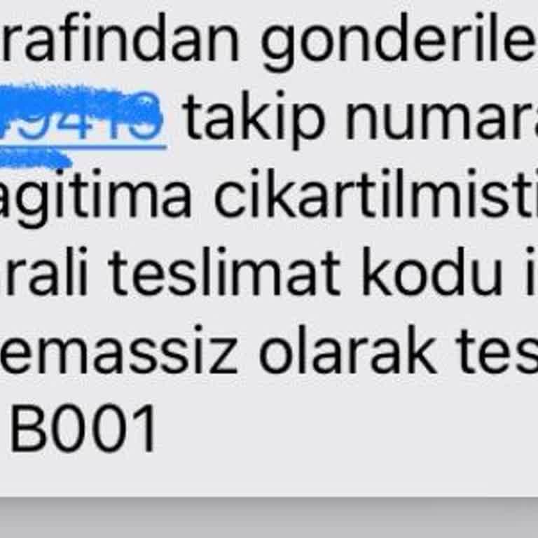 Kargom Teslim Edilmedi Ve İletişim Kurulamıyor!