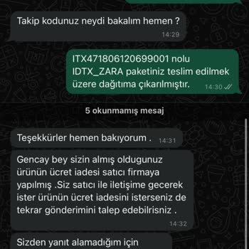 Yanlış Ürün Teslimatı Ve Zara'nın İlgisizliği