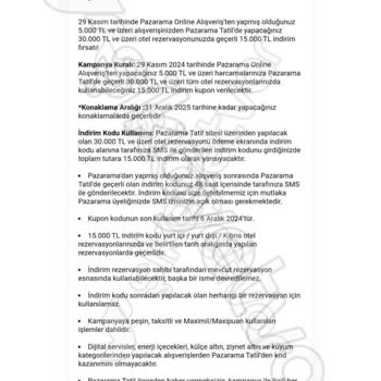 Yanıltıcı Kampanya Koşulları Ve Kullanılamayan Hediye Kuponu