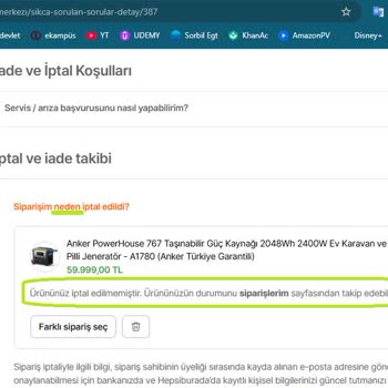 Dağıtıma Çıkan Ürün Habersiz İade Edildi!