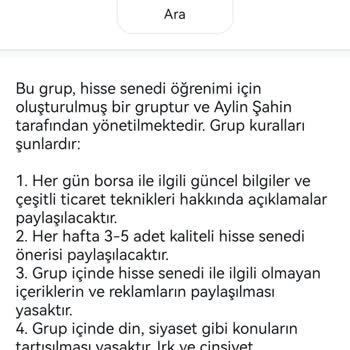 WhatsApp Grubunda Yanıltıcı Borsa Hizmeti