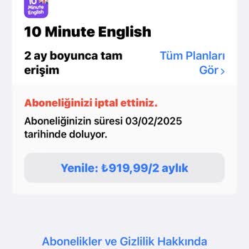 İzinsiz Abonelik Ve Ücret İadesi Talebi