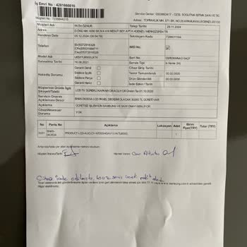 Samsung TV'de Kronik Panel Arızası Şoku
