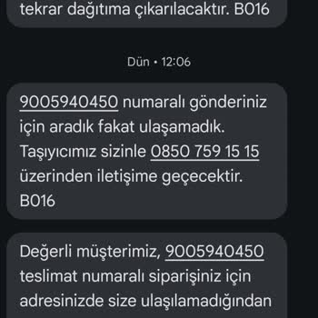 Kargo Elemanının Keyfi Kararıyla İptal Edilen Sipariş