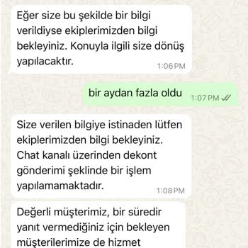 Para İadesi Ve Kötü Müşteri Hizmetleri Deneyimi