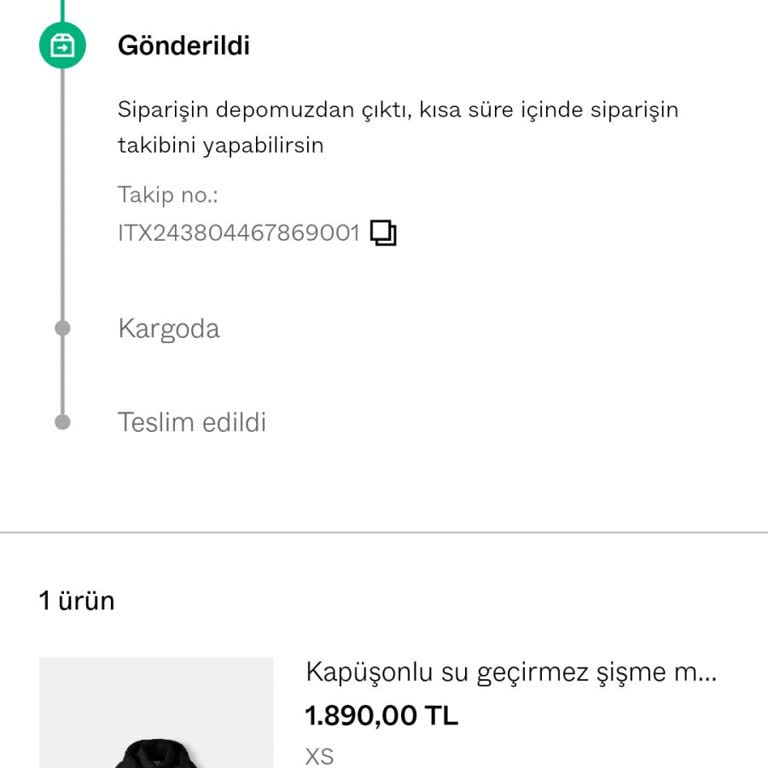 Kış Ortasında Teslim Edilmeyen Mont
