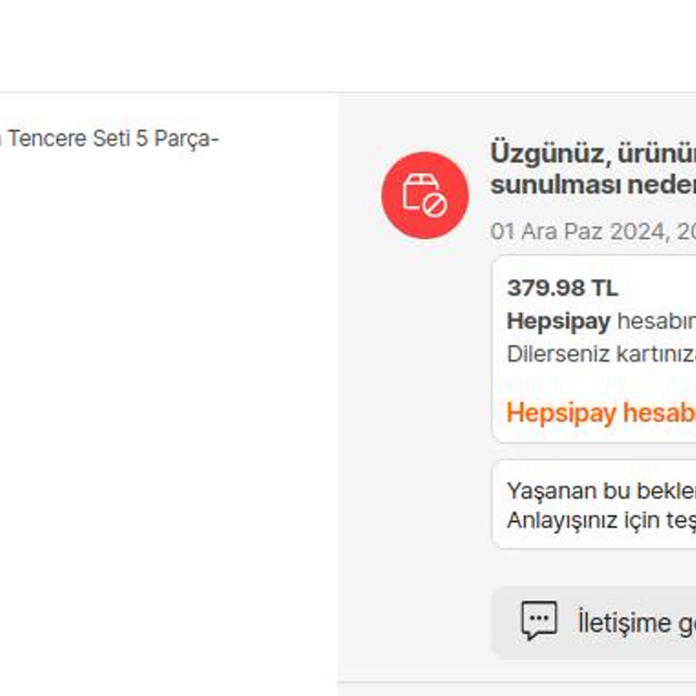 Hepsiburada'da Fiyat Yanlışlığı Ve İptal Sorunu!