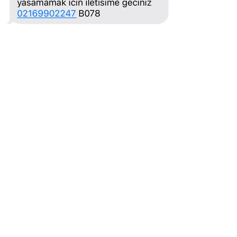 Yanıltıcı SMS'lerle Karşı Karşıya Kaldım