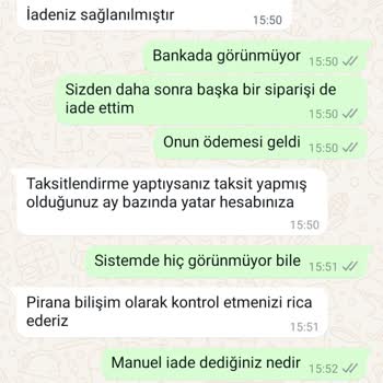 Eksik Ürünler Ve İptal Sorunu Yaşadım
