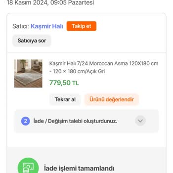 Eksik İade Ve Yanıltıcı Satıcı Cevabı