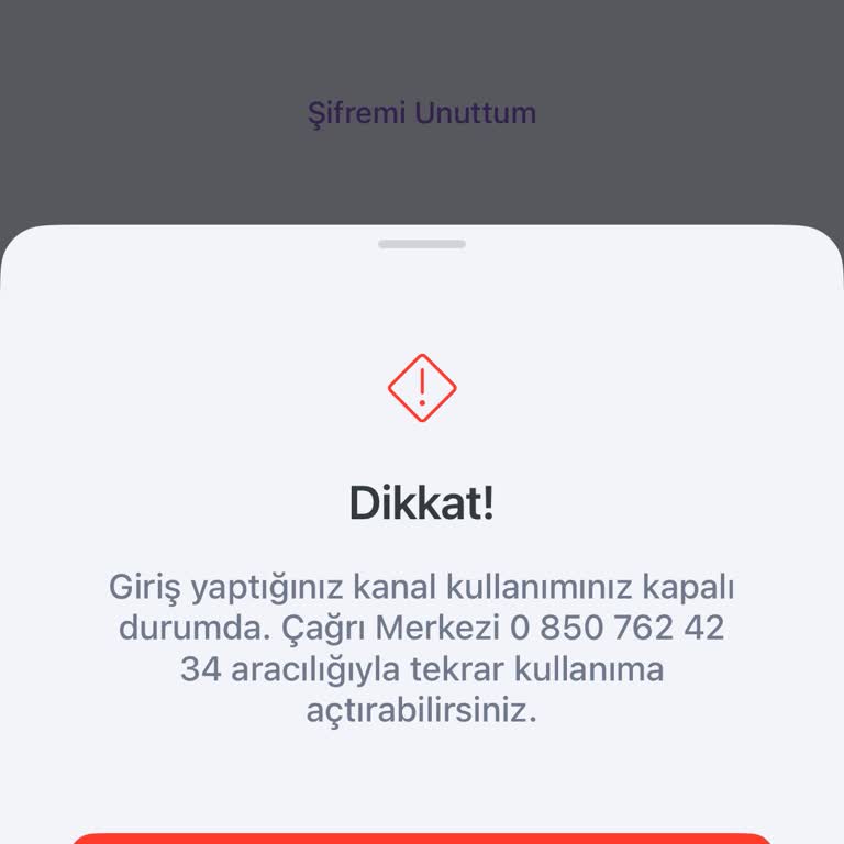 Mobil Bankacılık Erişim Sorunu Ve Hesap Bakiyesine Ulaşamama