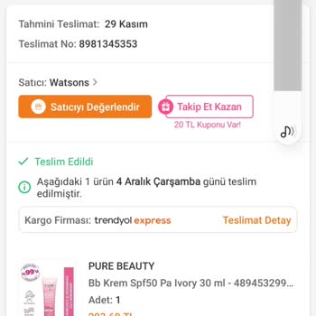 Yanlış Ürün Ve Uzun Teslimat Süresi