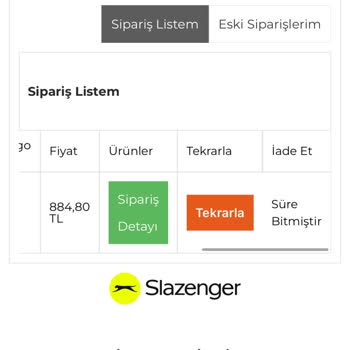 Slazenger'dan Aldığım Ürünlerin İade Sürecinde Sorun Yaşıyorum
