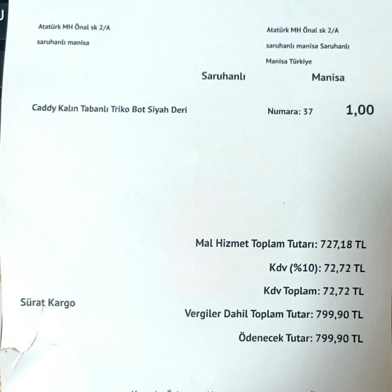 Yanlış Ayakkabı Ve İade Sorunu