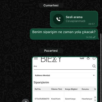 Sipariş Gecikmesi Ve İletişim Sorunu