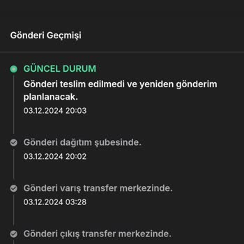 Teslim Edilmeyen Kargo Sorunu