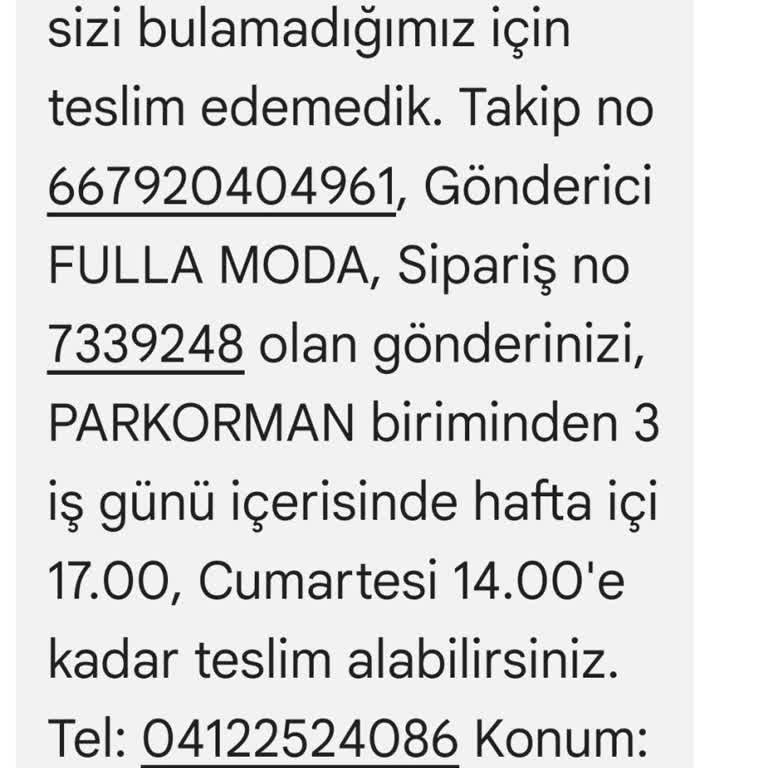 Teslimat Sorunu Ve Müşteri Hizmetleri Saygısızlığı
